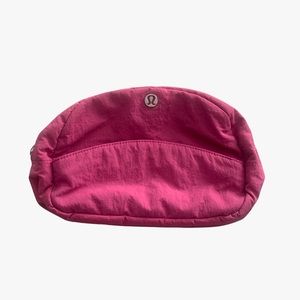 Lululemon Go Getter Double Zip Mini Pouch Wild Berry Rare